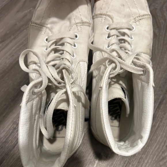 White vans hi top - Picture 2 of 3
